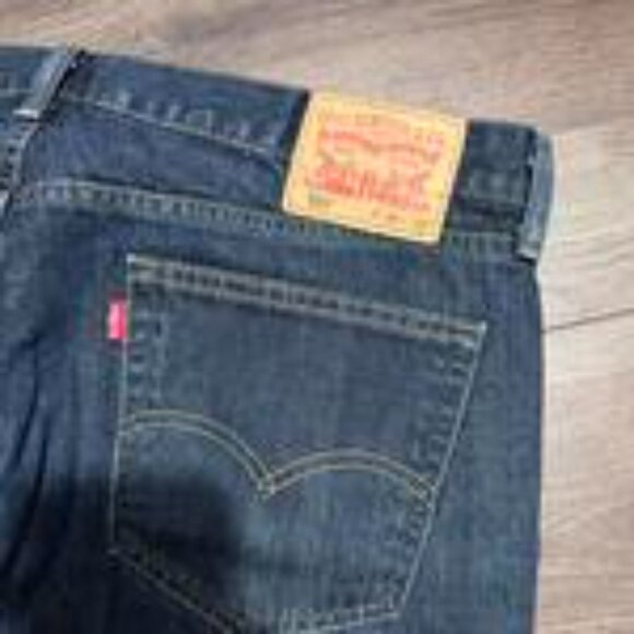 Levi’s 559 Navy Blue Denim Jeans Baggy Relaxed Fit Size 36x30 - Picture 5 of 7
